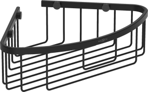 Mexen Uni-C Eckiger Badezimmerkorb, schwarz - 70A8517-70