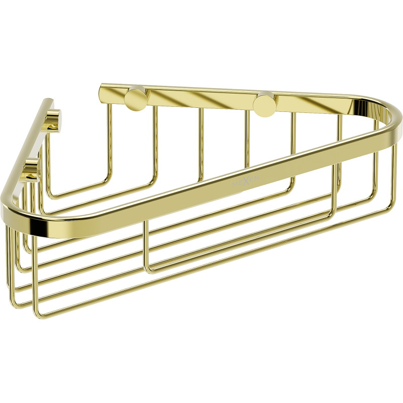 Mexen Uni-T Eckiger Badezimmerkorb, gold - 70A8520-50