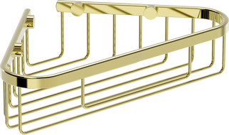 Mexen Uni-T Eckiger Badezimmerkorb, gold - 70A8520-50