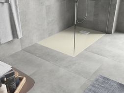 Mexen Hugo Rechteck-Duschwanne SMC 100 x 90 cm, beige, weiße Abdeckung - 42699010-W