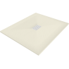 Mexen Hugo rechteckige Duschwanne SMC 120 x 100 cm, beige, weiße Abdeckung - 42691012-W