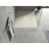 Mexen Hugo rechteckige Duschwanne SMC 120 x 100 cm, beige, weiße Abdeckung - 42691012-W