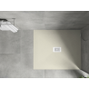 Mexen Hugo rechteckige Duschwanne SMC 120 x 100 cm, beige, weiße Abdeckung - 42691012-W