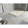 Mexen Hugo Rechteckige Duschwanne SMC 80 x 70 cm, beige, goldene Abdeckung - 42697080-G
