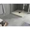 Mexen Hugo Quadratische Duschwanne SMC 90 x 90 cm, beige, schwarze Abdeckung - 42699090-B