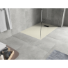 Mexen Hugo Rechteckige Duschwanne SMC 80 x 70 cm, beige, Abdeckung schwarz - 42697080-B