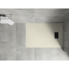 Mexen Hugo Rechteckige SMC-Duschwanne 90 x 80 cm, beige, schwarze Abdeckung - 42698090-B