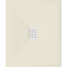 Mexen Hugo rechteckige Duschwanne SMC 120 x 100 cm, beige, weiße Abdeckung - 42691012-W