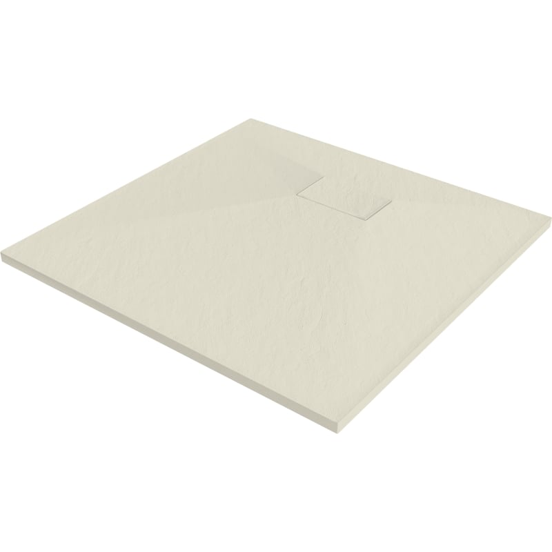 Mexen Hugo quadratische Duschwanne SMC 80 x 80 cm, beige - 42698080