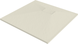 Mexen Hugo Quadratische Duschwanne SMC 90 x 90 cm, beige - 42699090