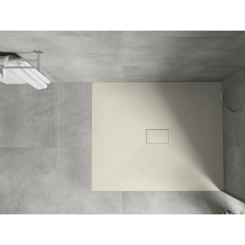 Mexen Hugo Rechteckige Duschwanne SMC 120 x 100 cm, beige - 42691012