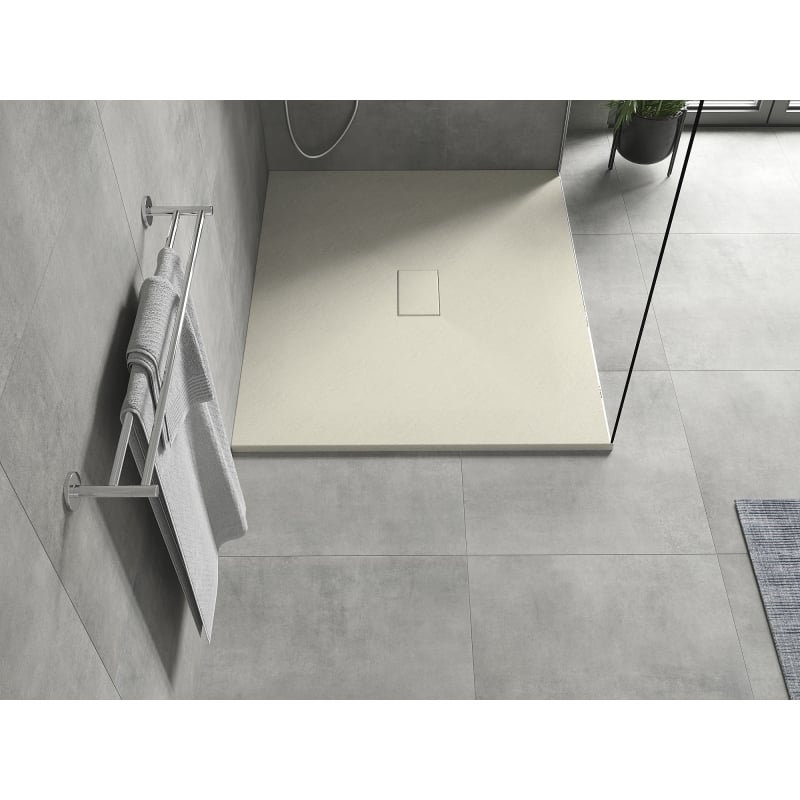 Mexen Hugo Rechteckige Duschwanne SMC 120 x 100 cm, beige - 42691012
