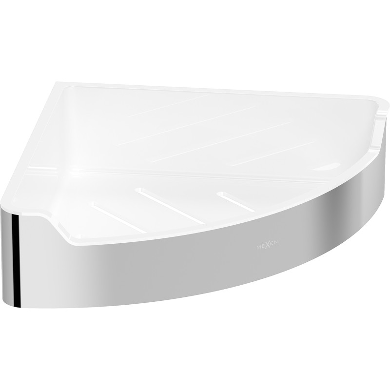 Mexen Rivon-C Eckiger Badezimmerkorb, Chrom - 70A8525-00