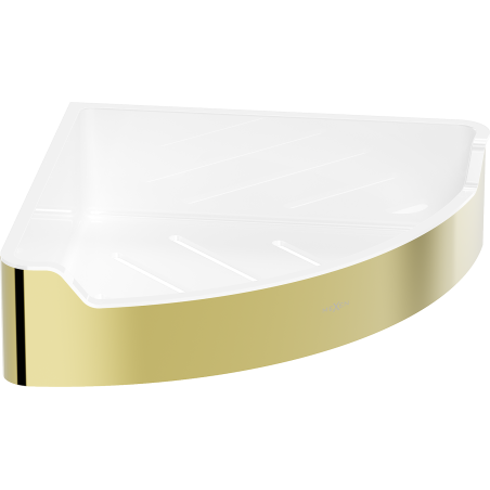 Mexen Rivon-C Eckiger Badezimmerkorb, gold - 70A8525-50
