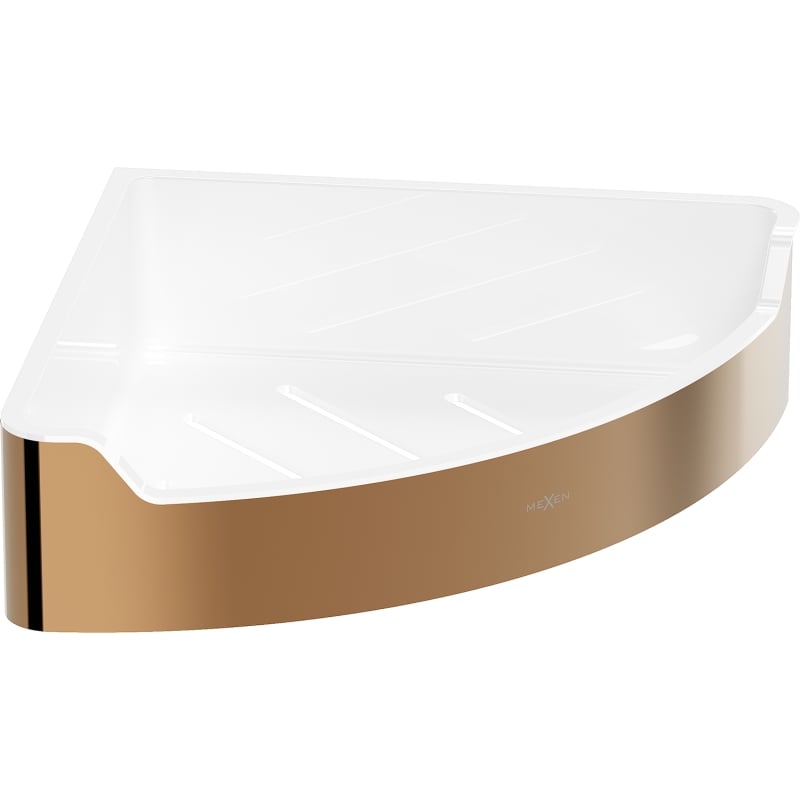Mexen Rivon-C Eckiger Badezimmerkorb, Roségold - 70A8525-60