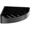 Mexen Rivon-C Eck-Duschkorb, Black Chrome - 70A8525-73