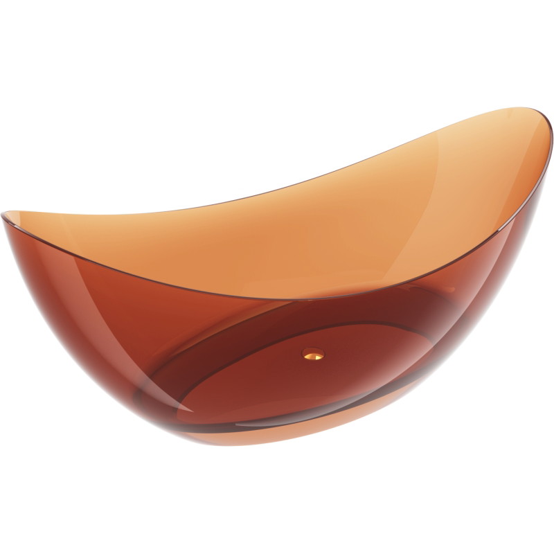 Mexen Vea earth freistehend transparent 180 x 80 cm, Chrom-Korken - 58091808005