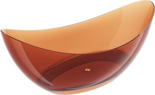 Mexen Vea earth freistehend transparent 180 x 80 cm, Chrom-Korken - 58091808005