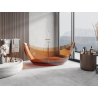 Mexen Vea earth freistehend transparent 180 x 80 cm, Chrom-Korken - 58091808005