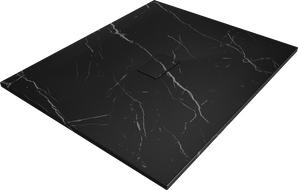 Mexen Hugo Rechteckige Duschwanne SMC 120 x 100 cm, schwarzer Stein - 42751012