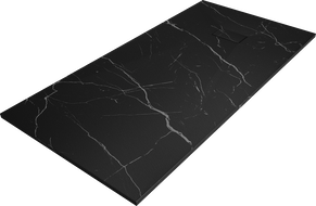 Mexen Hugo Rechteckige Duschwanne SMC 180 x 90 cm, schwarzer Stein - 42759018