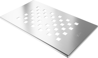 Mexen Hugo Verkleidung für Duschwanne, Inox - 42910001