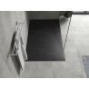 Mexen Hugo rechteckige Duschwanne SMC 140 x 90 cm, schwarzer Stein - 42759014