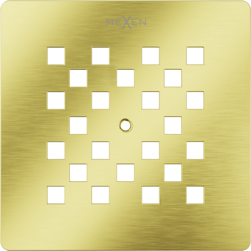 Mexen Stone+ Abdeckung für Duschwanne, gold - 44910050