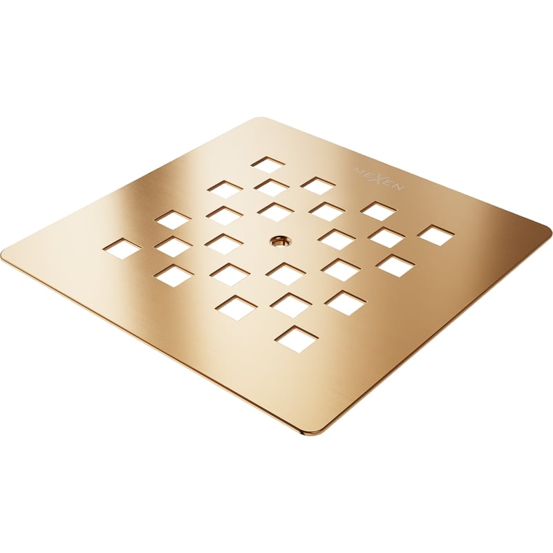 Mexen Stone+ Abdeckung für Duschwanne, gebürstetes Kupfer - 44910065