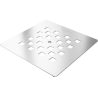Mexen Stone+ Abdeckung für Duschwanne, inox - 44910001
