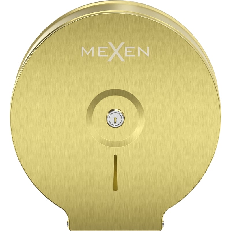 Mexen Spira-U Toilettenpapierhalter, gebürstetes Gold - 70K540-55