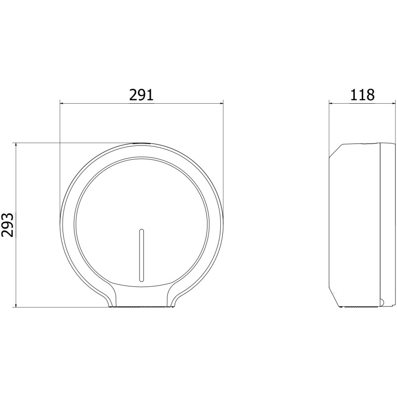 Mexen Spira-S Toilettenpapierhalter, weiß - 70K530-20