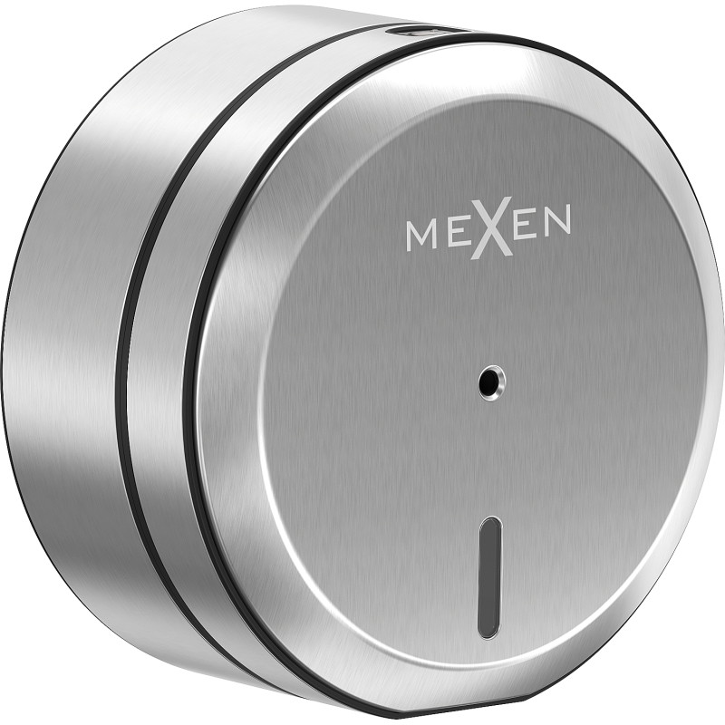 Mexen Spira-R Behälter für Toilettenpapier zur zentralen Dosierung, Inox - 70K500-01