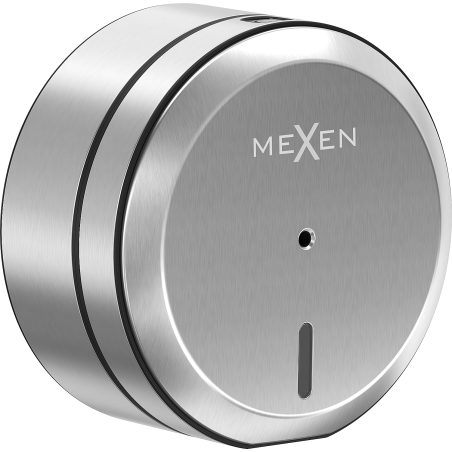 Mexen Spira-R Behälter für Toilettenpapier zur zentralen Dosierung, Inox - 70K500-01