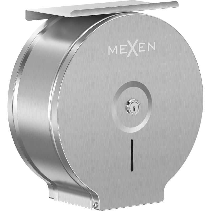 Mexen Spira-U+ Toilettenpapierhalter mit Telefonablage, Inox - 70K541-01
