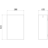 Mexen Linox Mülleimer 17L, Inox - 70K004-01