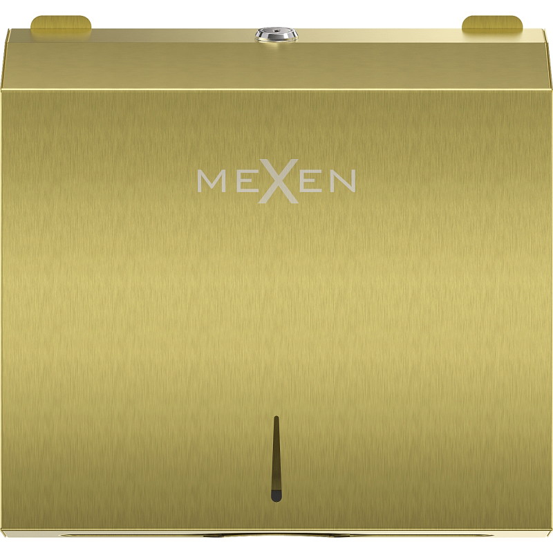 Mexen Verno-L Papierhandtuchspender, gold gebürstet - 70K410-55