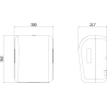 Mexen Verno-Max automatischer Papiertuchspender, weiß - 70K310-20