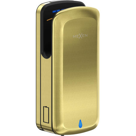Mexen Ventaro-Pro Taschen-Handtrockner, 1650 W, gebürstetes Gold - 70K020-55