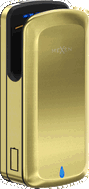 Mexen Ventaro-Pro Taschen-Handtrockner, 1650 W, gebürstetes Gold - 70K020-55