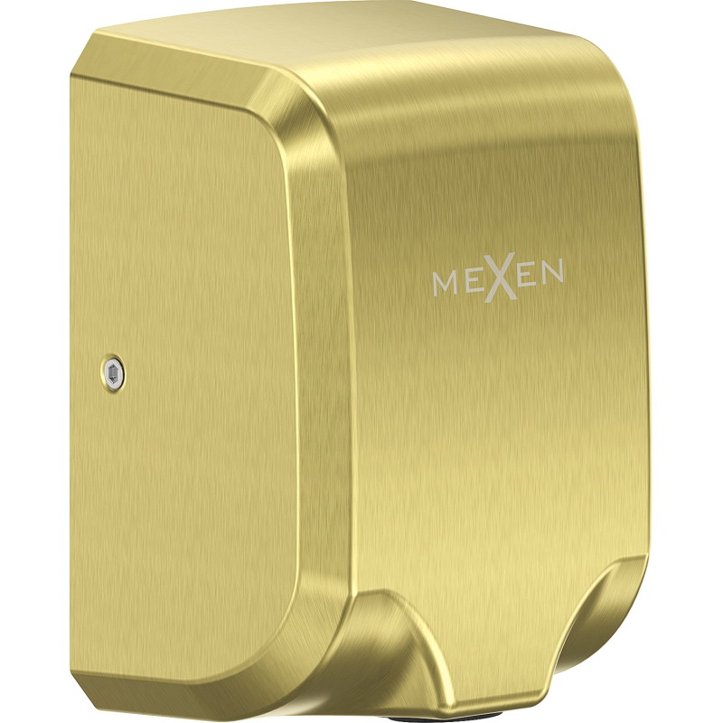 Mexen Ventaro-Uh Handtrockner, 1350 W, gebürstetes Gold - 70K032-55