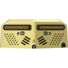 Mexen Ventaro-Yh Slim Handtrockner, 1000 W, gebürstetes Gold - 70K093-55