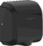 Mexen Ventaro-V Handtrockner, 1800 W, mattschwarz - 70K040-70