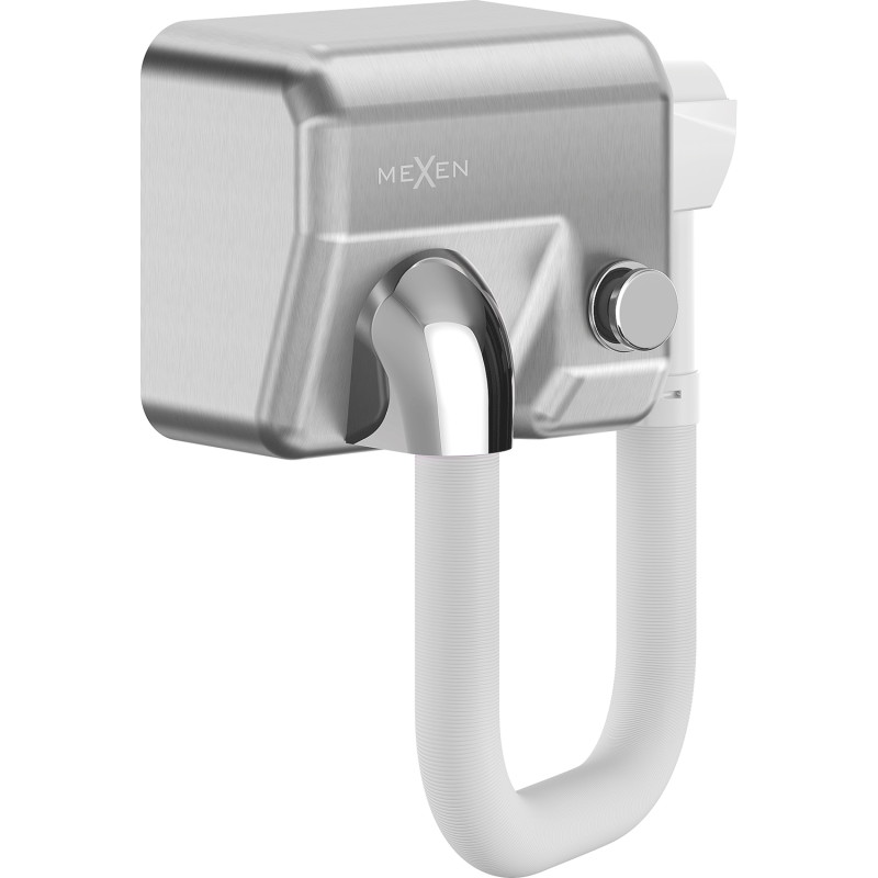Mexen Aquis-P Pool-Haartrockner mit Schlauch, 1000 W, Inox - 70K210-01