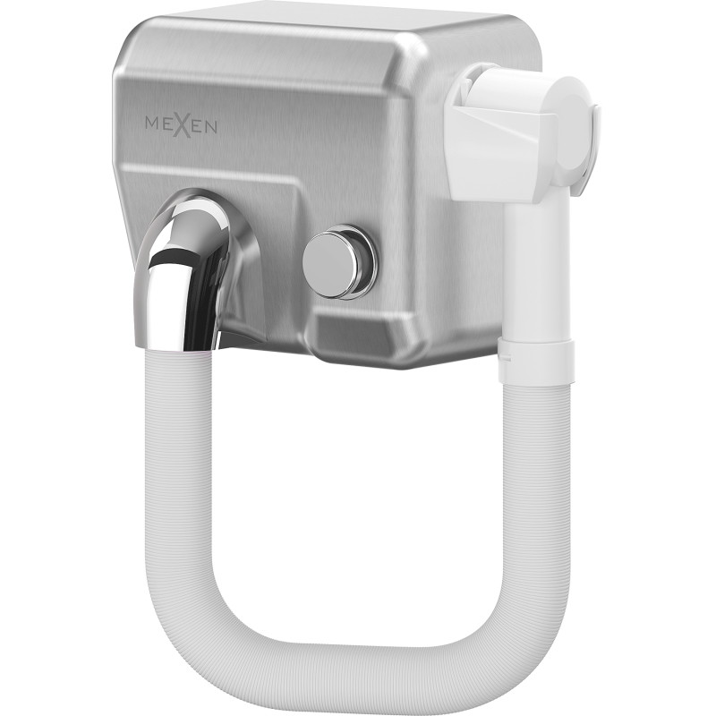 Mexen Aquis-P Pool-Haartrockner mit Schlauch, 1000 W, Inox - 70K210-01