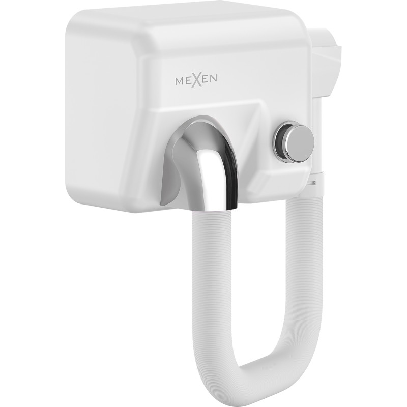 Mexen Aquis-P Pool-Haartrockner mit Schlauch, 1000 W, weiß - 70K210-20