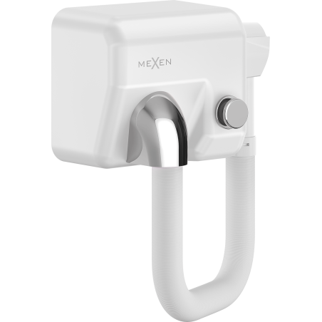 Mexen Aquis-P Pool-Haartrockner mit Schlauch, 1000 W, weiß - 70K210-20