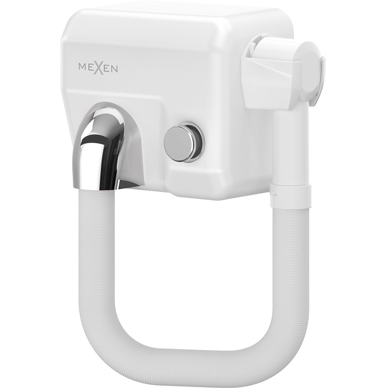 Mexen Aquis-P Pool-Haartrockner mit Schlauch, 1000 W, weiß - 70K210-20