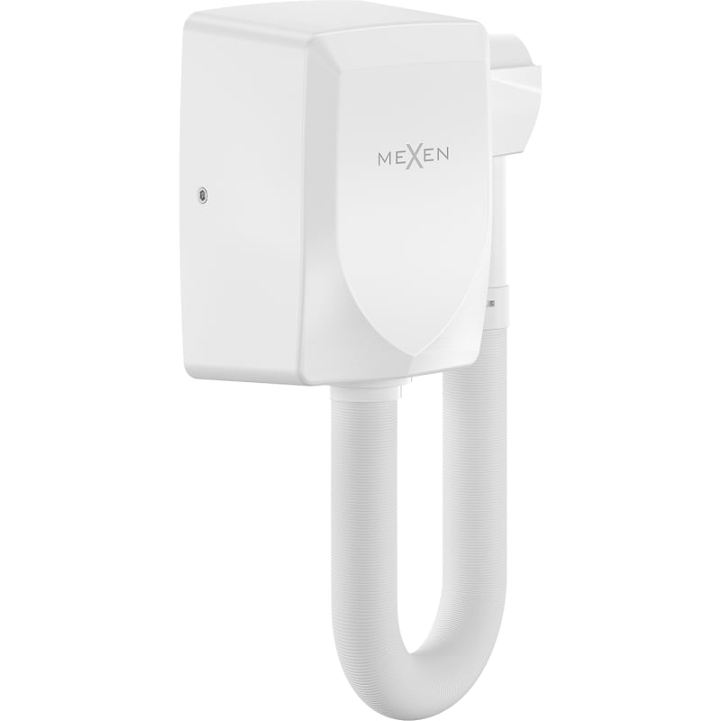 Mexen Aquis-S Pool-Haartrockner mit Schlauch, 1000 W, weiß - 70K200-20