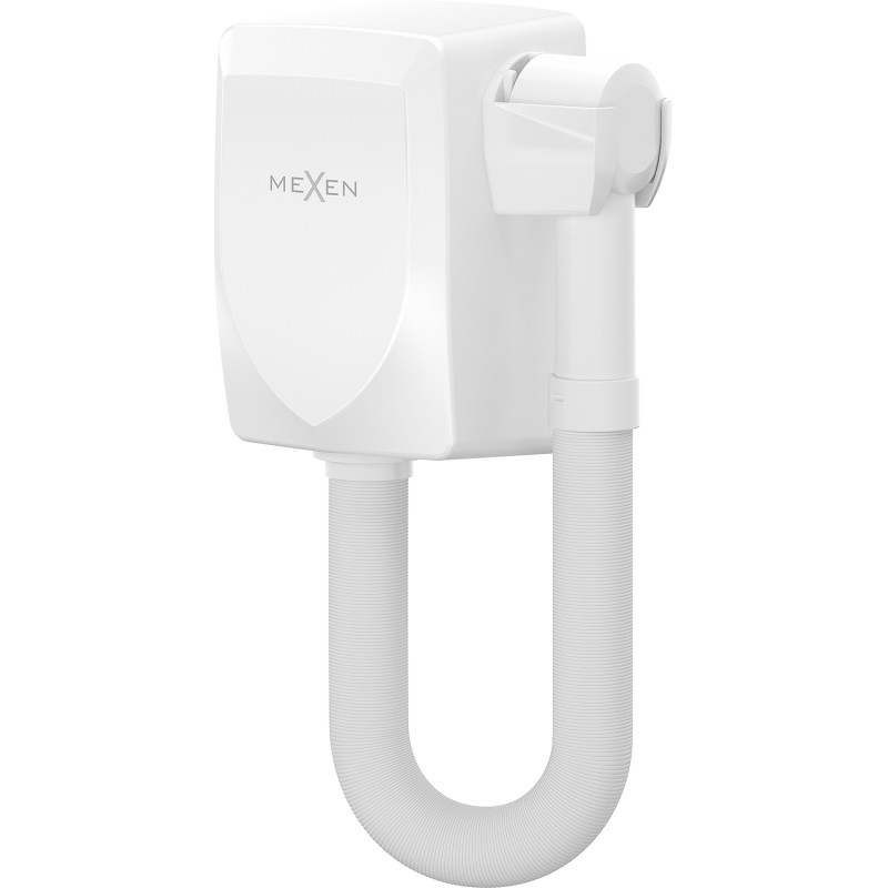 Mexen Aquis-S Pool-Haartrockner mit Schlauch, 1000 W, weiß - 70K200-20